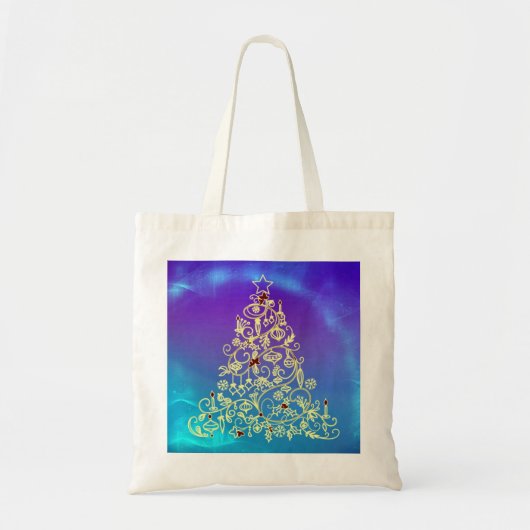 Persoonlijke decoratieve Kerstmis spiraal Tote Bag (Voorkant)