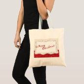 Persoonlijke decoratieve Kerstmis-spiraal Tote Bag (Voorkant (product))