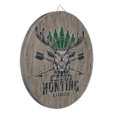 Persoonlijke deer Elk Hunter Bow Hunting Lodge Dartbord (Voorkant Links)