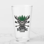 Persoonlijke deer Elk Hunter Bow Hunting Lodge Glas (Voorkant)