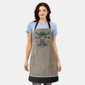 Persoonlijke deer Elk Hunter Bow Hunting Lodge Schort (Gedragen)