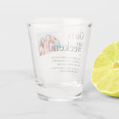 Persoonlijke definitie meisjesweekend foto shot glas (Achterkant)