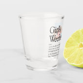 Persoonlijke definitie meisjesweekend foto shot glas (Links)