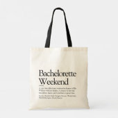 Persoonlijke Definitie van een Onvergetelijk Meide Tote Bag (Achterkant)