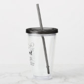 Persoonlijke definitie van meisjesweekend acryl drinkbeker (Links)