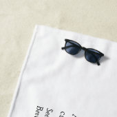 Persoonlijke definitie van meisjesweekend strandlaken (In situ)