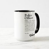 Persoonlijke definitie van politieagent mok (Voorkant rechts)