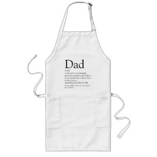 Persoonlijke definitiequote voor papa zeggen lang schort