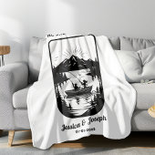 Persoonlijke deken, huwelijksdeken voor koppels, v sherpa deken