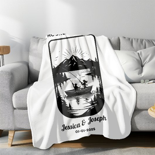 Persoonlijke deken, huwelijksdeken voor koppels, v sherpa deken