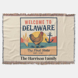 Persoonlijke Delaware Worpdeken Deken