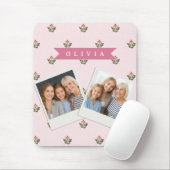 Persoonlijke Delicate Botanische Bloemige Romantis Muismat (Met muis)