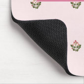 Persoonlijke Delicate Botanische Bloemige Romantis Muismat (Hoek)