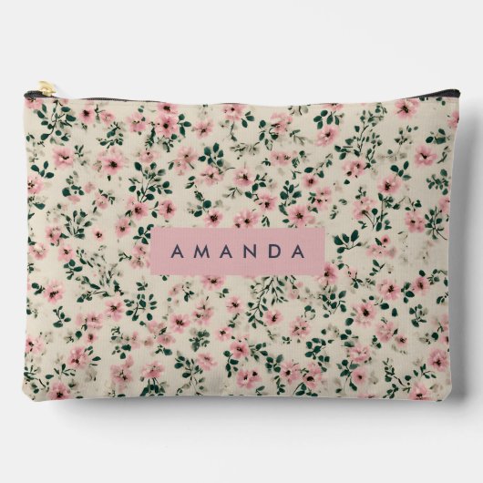 Persoonlijke Delicate Roze Bloesem Bloemstuk Etui (Voorkant)