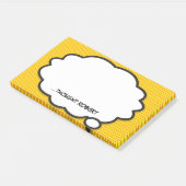 Persoonlijke Denk Bubbel Plezierige Stripboek Post-it® Notes (Schuin)