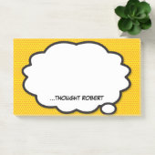 Persoonlijke Denk Bubbel Plezierige Stripboek Post-it® Notes (Kantoor)