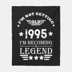 Persoonlijke dertigste vintage 30e verjaardagsfees fleece deken