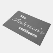 Persoonlijke deurmat - De woning van de Andersons (Schuin)