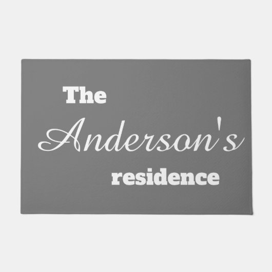 Persoonlijke deurmat - De woning van de Andersons (Voorkant)