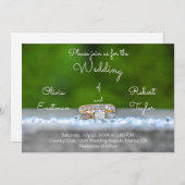 Persoonlijke diamantring verloving kaart (Voorkant / Achterkant)