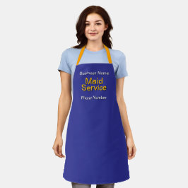Persoonlijke Dienst Ondernemer Blauw Schort