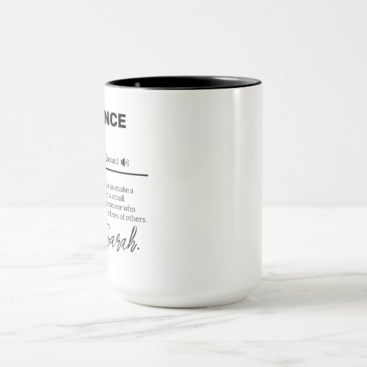 Persoonlijke Difference Maker-mok, waardering Mok (Midden)