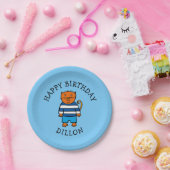 Persoonlijke Dillon de Kat Papieren Bordje (Feest)