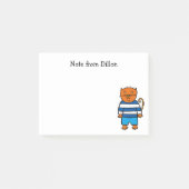 Persoonlijke Dillon de Kat Post-it® Notes (Voorkant)