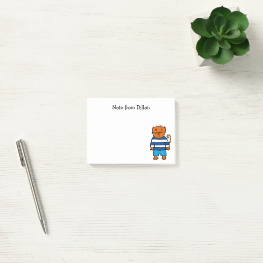 Persoonlijke Dillon de Kat Post-it® Notes (Kantoor)