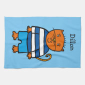 Persoonlijke Dillon de Kat Theedoek (Horizontaal)