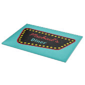 Persoonlijke Diner Bord Snijplank (Hoek)