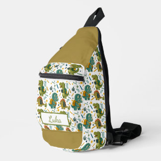 Persoonlijke Dino-Mite Leerling Terug Naar School Sling Bag