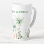 Persoonlijke Dinosaur Latte Mok (Rechterhoek)