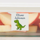 Persoonlijke Dinosaur Naam School Kinderen Labels (Aangebracht)