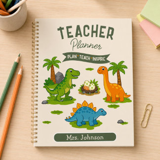 Persoonlijke Dinosaurius Leraren Les Planner