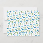 Persoonlijke dinosaurus - Hartelijk dank Notitiekaartje (Achterkant)