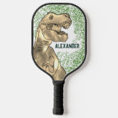 Persoonlijke Dinosaurus Jungle Pickleball Paddle (Achterkant)