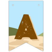 Persoonlijke Dinosaurus Verjaardag slinger banner (Derde vlag)
