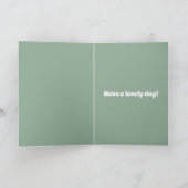 Persoonlijke dinosauruskaart kaart (Binnen)