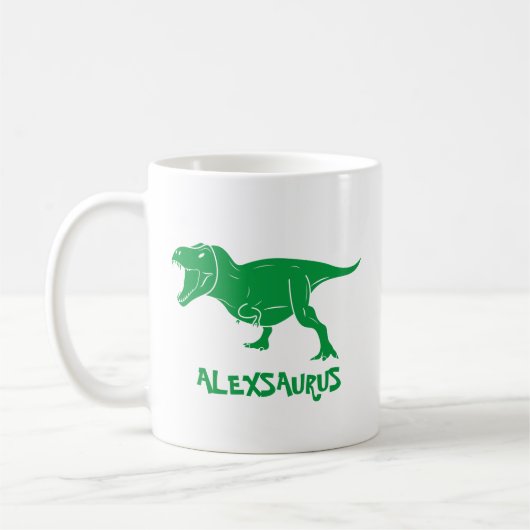 Persoonlijke Dinosaurusmok, Grappig Cadeau voor Ki Koffiemok (Links)