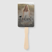 Persoonlijke diploma handventilator - aangepaste f handwaaier (Voorkant)