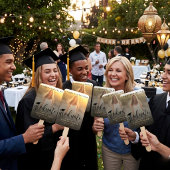 Persoonlijke diploma handventilator - aangepaste f handwaaier