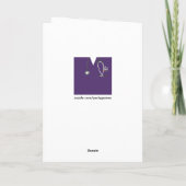 Persoonlijke diploma-uitreiking verpleegkunde kaart (Achterkant)