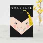 Persoonlijke diploma-uitreikingskaart kaart (Gele Bloem)