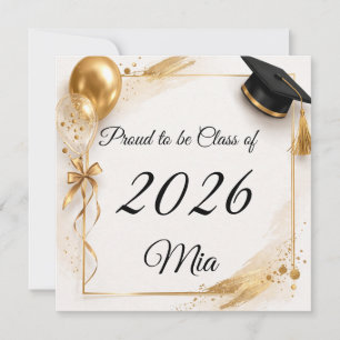Persoonlijke diploma-uitreikingskaart Klas van 202