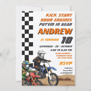 Persoonlijke Dirt Bike Motocross Kids Motor Verjaa Kaart