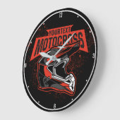 Persoonlijke Dirt Bike Motocross Racing Helmet Grote Klok (Hoek)