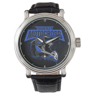 Persoonlijke Dirt Bike Motocross Racing Helmet Horloge