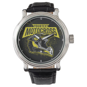 Persoonlijke Dirt Bike Motocross Racing Helmet Horloge