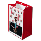 Persoonlijke DIVA Gift Bag Medium Cadeauzakje (Voorkant Gekanteld)